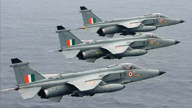 Indian Navy Jaguar on an air-sortie