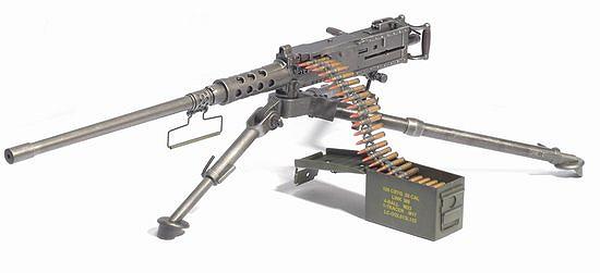         .50 Caliber 12.7x99mm HMG
India's Main HMG 12.7mm (50Caliber) 'M2HB' HEAVY MACHINE GUN, Browning, USA. INDIAN ARMY HAS LIMITED NUMBER OF THE M2HB HMG. The Government of India & the Ministry of Defence (MOD), have been trying, since the 80's, to acquire a license, from the US, to manufacture this Browning HMG, with LINKED BELT FEED, in large quantities; one for every Army COMPANY (120 soldiers) !!