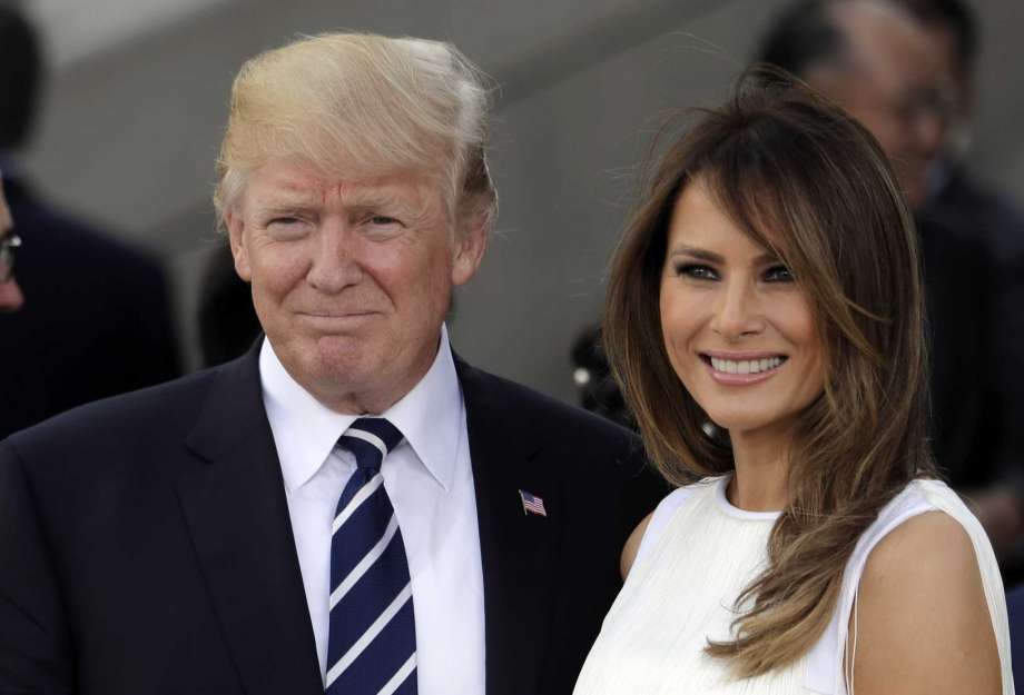 President elect Mr Donald Trump and First Lady Mrs Trump