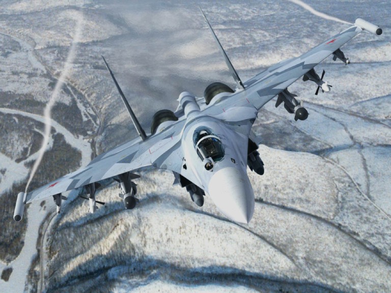 SU-35 is the latest model of SU-27 with more advance, powerful engine & radar