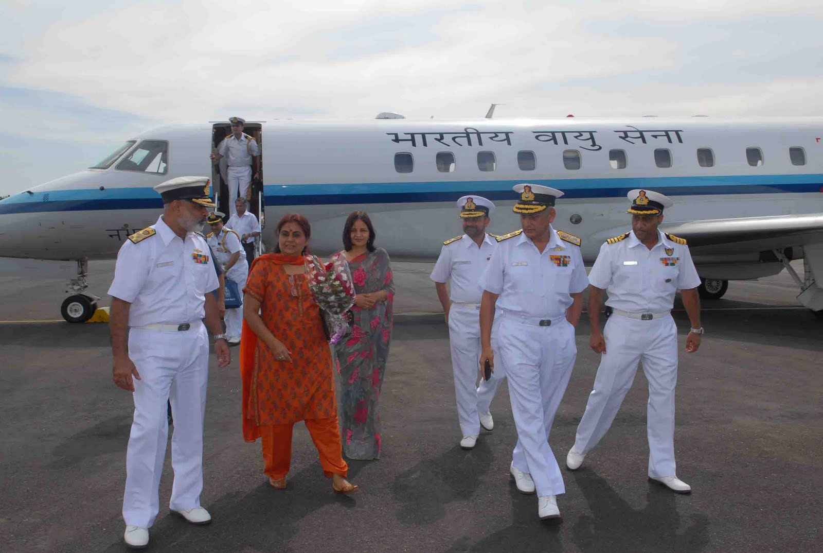 The newly appointed Indian Navy, Admiral Verma 