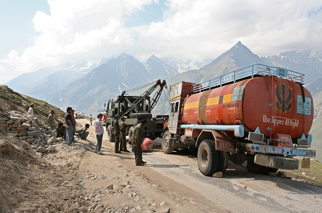 'Border Road Organization' construction in India