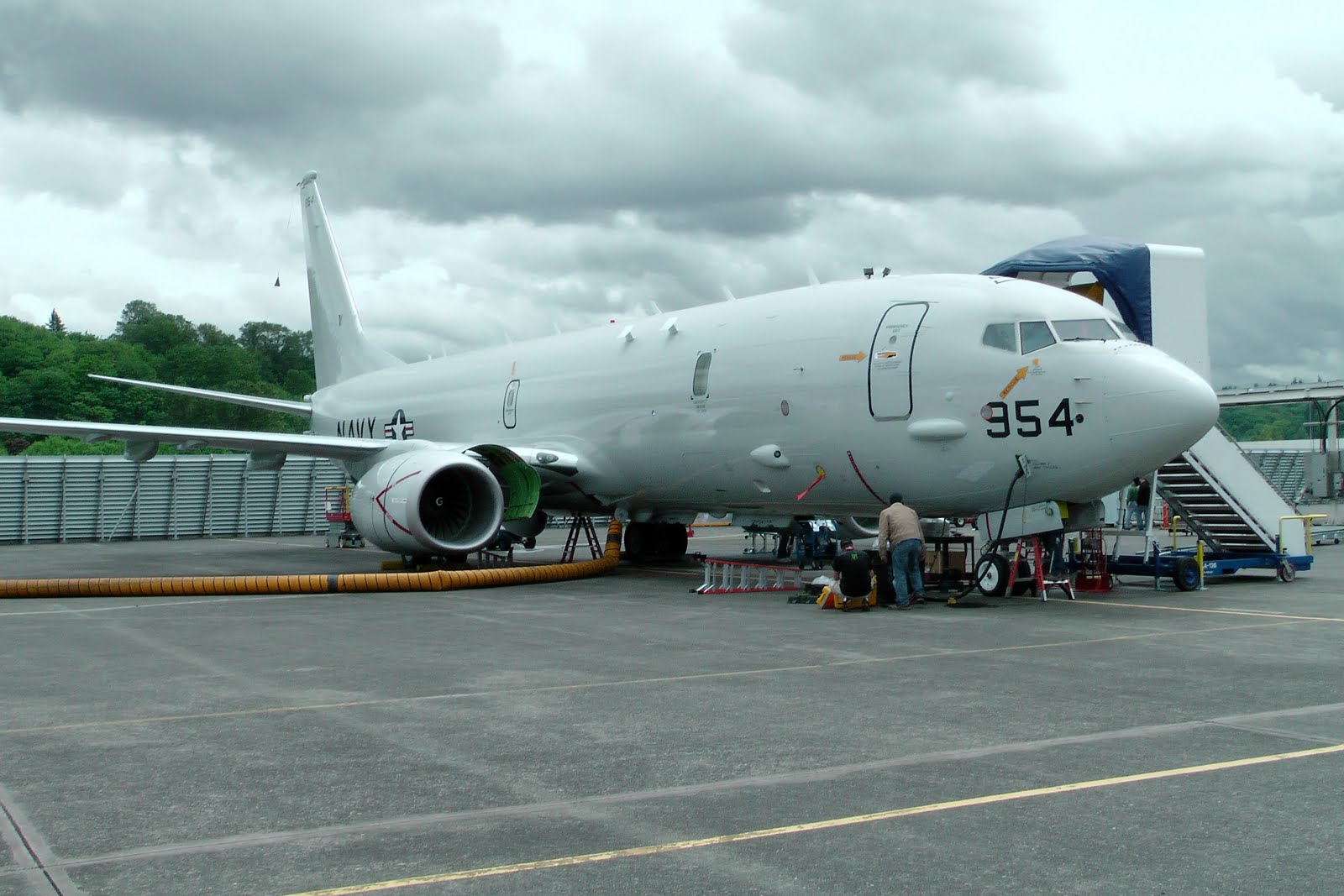 BOEING has sold the Indian Navy 12 'Poseidon P8I'; with an option to sell 12 more. BOEINGS P-8I Poseidon, (LRMR) Long Range Maritime Reconnaissance aicraft, is a derivative of B737-800 series. This is the most advanced Anti-submarine aircraft being developed with latest Active Electronic Steered Array (AESA) radar & electronic warfare systems aboard. This aircraft is a feather in the cap for the Indian Navy !! 