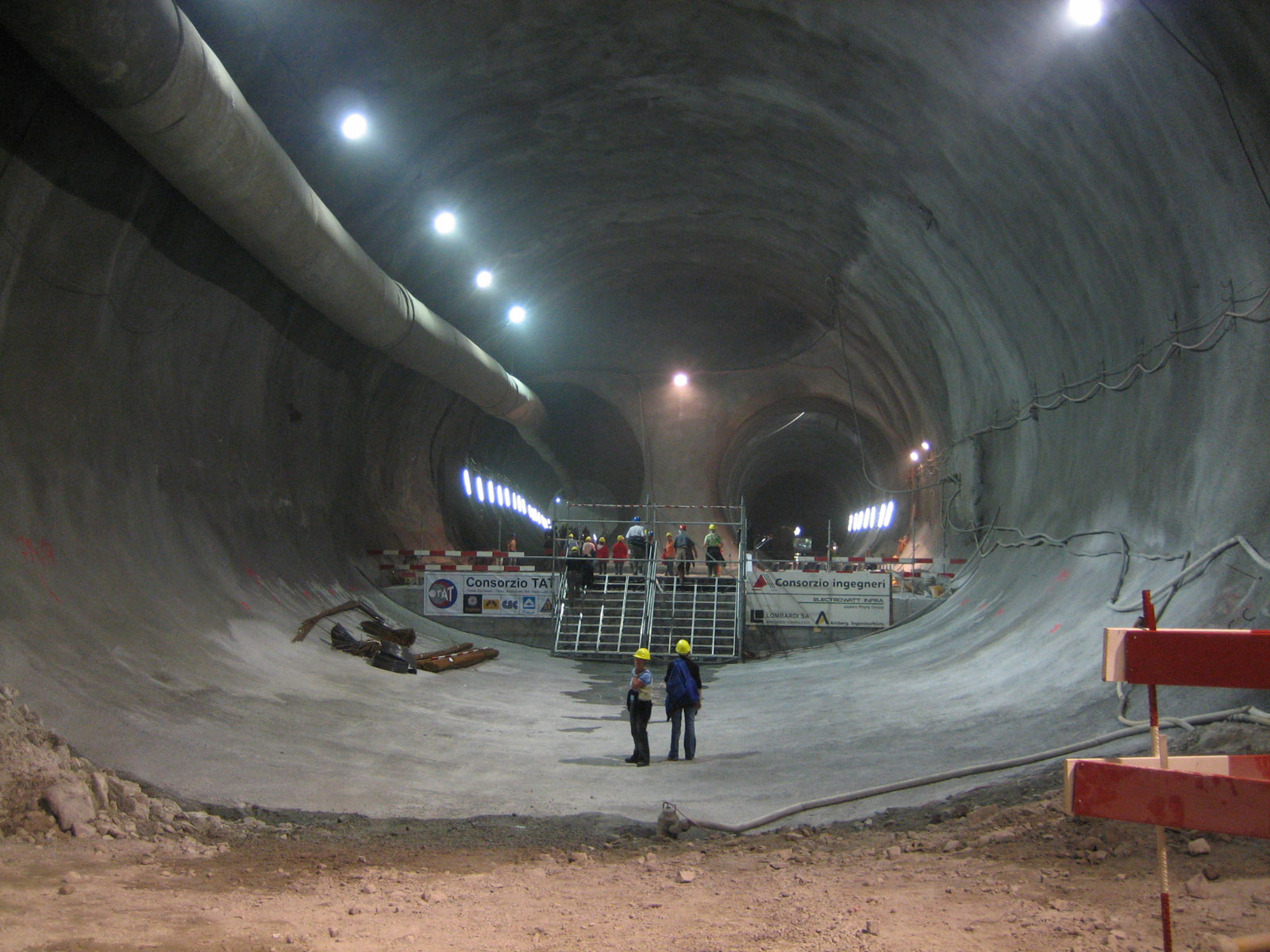  Mountain Tunnel under construction - Europe 