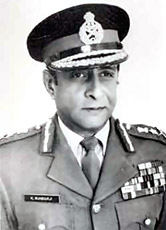 General Krishnaswamy Sundarji (1986 - 1989); 