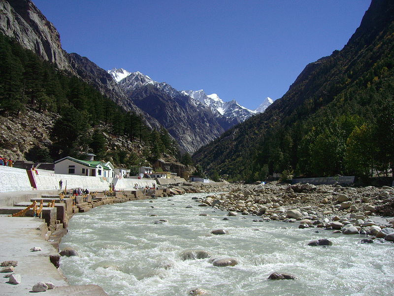 Gangotri_(State of UTTARKAND; India)_Source_of River_GANGES_India_Tibet(China_Occupied_Tibet)_Border