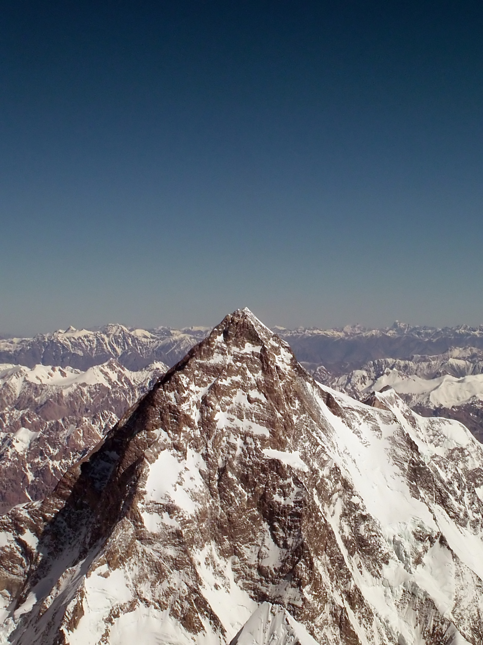Mt K2 (Godwin Austin) ; 2nd highest mountain in the world; PAKISTAN_OCCUPIED_KASHMIR