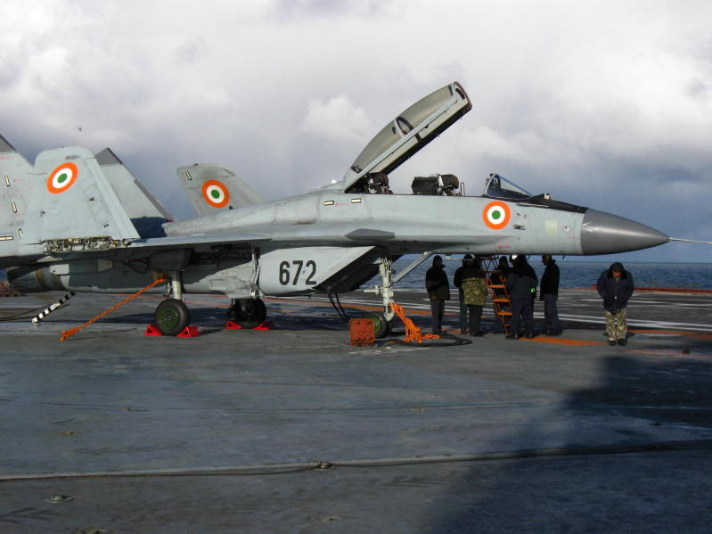 Indian Navy's Mig-29K Naval Fighter, completing successful flight testing & induction.