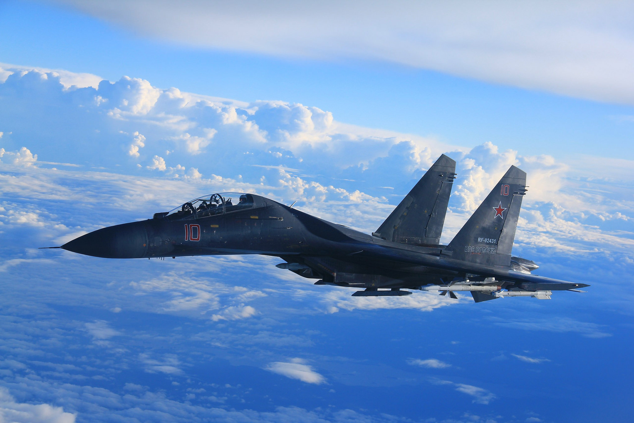SU-35 is the latest model of SU-27 with more advance, powerful engine & radar