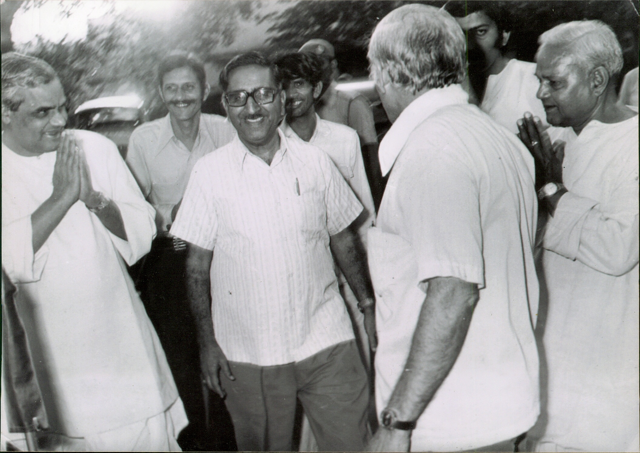 Ex Indian Prime Minister Atal Behari Vajpayee honoring my Great-Grand Father in New Delhi
