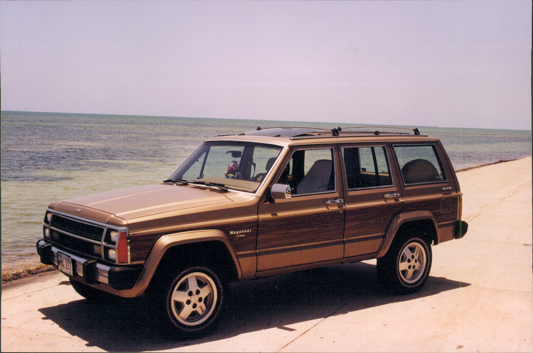 My Jeep 'Wagoneer' at Key-West, Florida in Jan' 1998