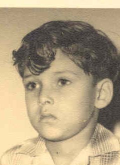 Myself 7 years old in Grade 2 at Don Bosco Junior High School, Calcutta, India 