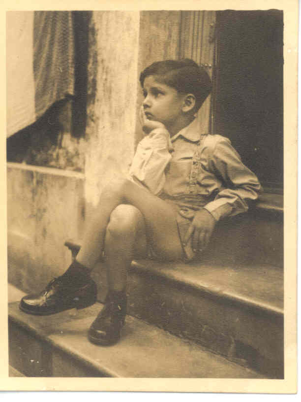 Click to enlarge - 13 years old - Myself alone in solitude, in grief over the death of my beloved Uncle. He used to look after me and we spent a considerable amount of time together 