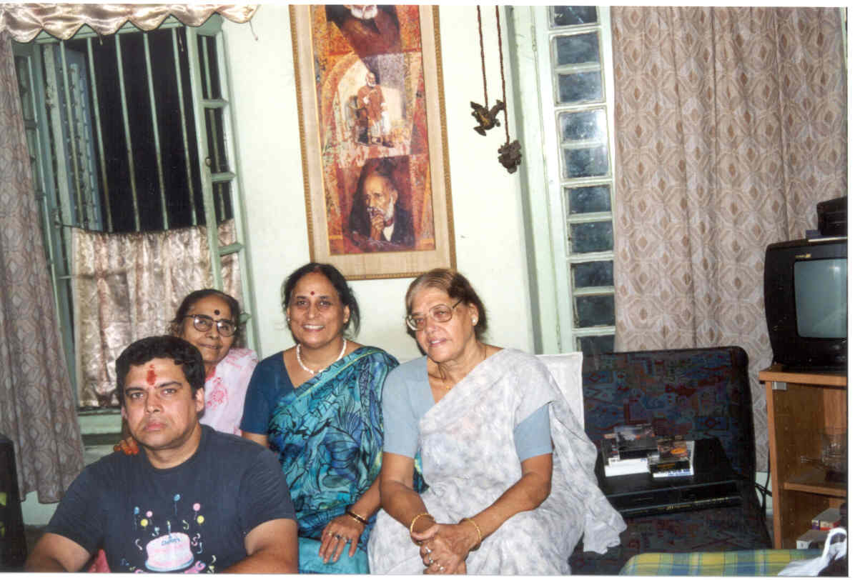 Myself with Mom, Aunt and Great Aunt at home 