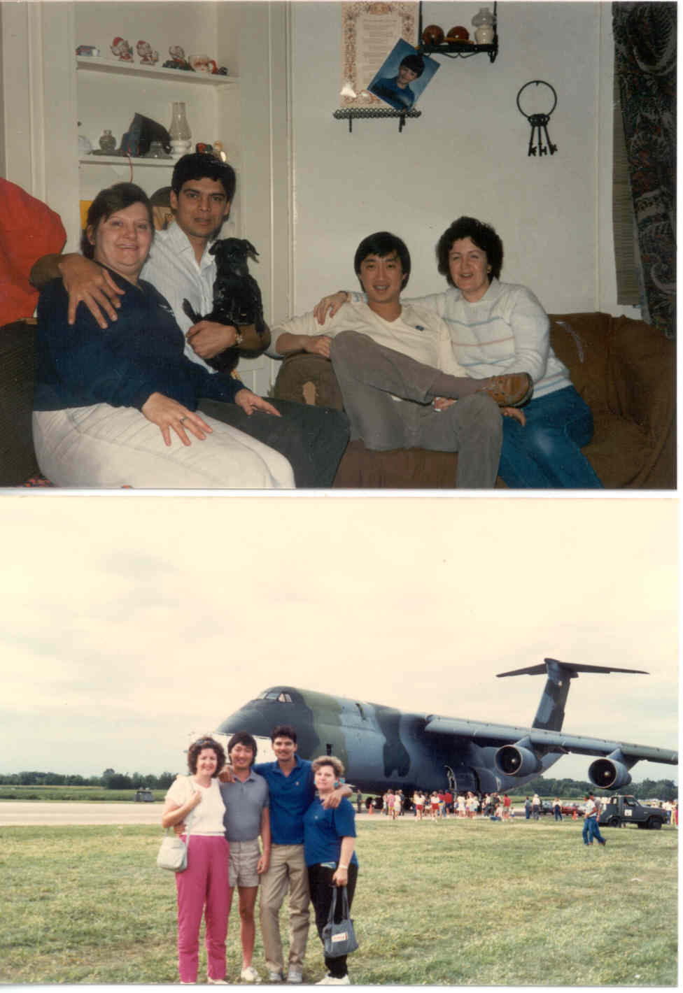  Myself and my friend Lek (from Thailand) with Carolyn and Mary our respective wives (1987)  